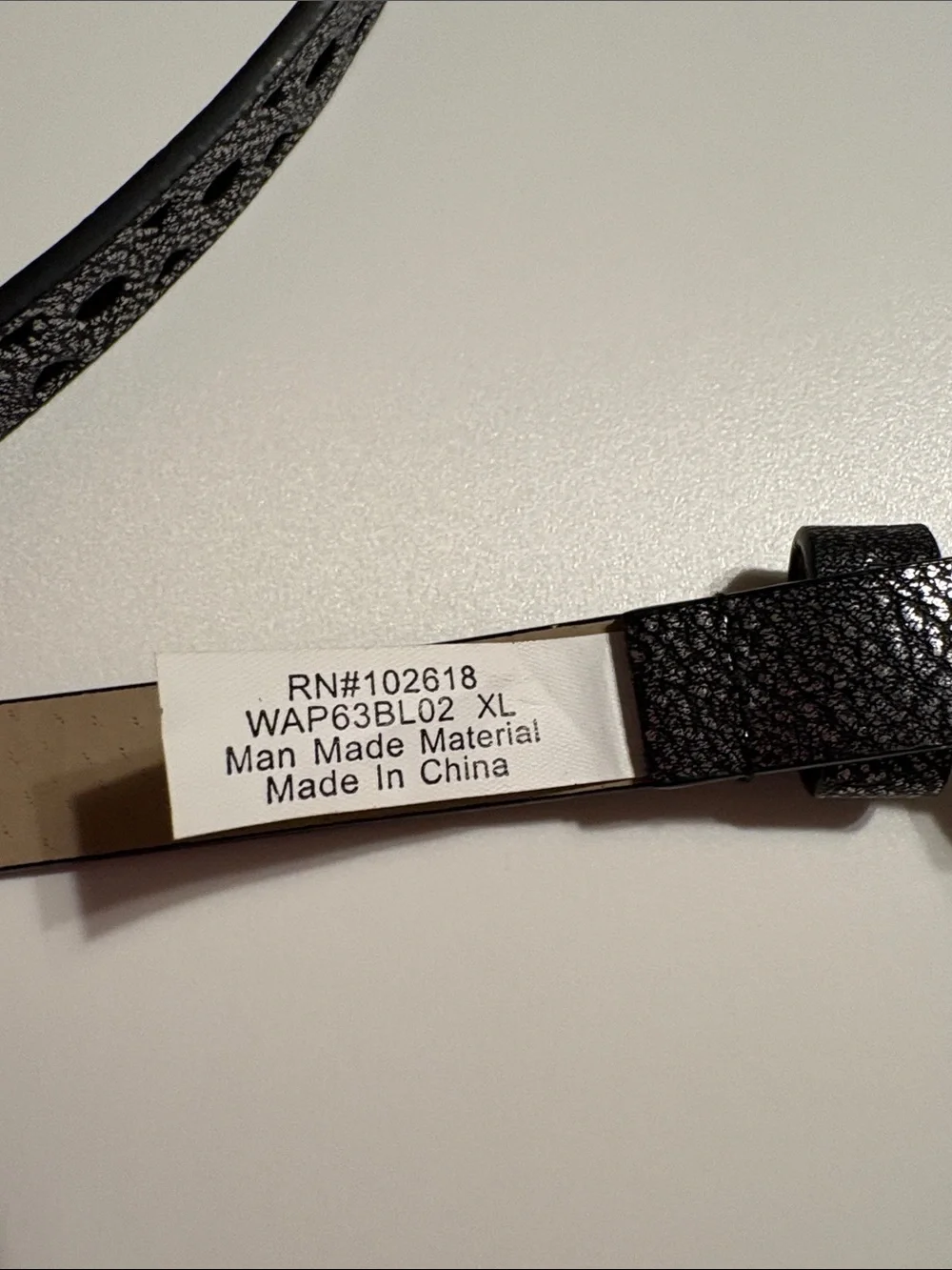 Women’s Sonoma Goods For Life  Size XL silver perforated skinny belt new